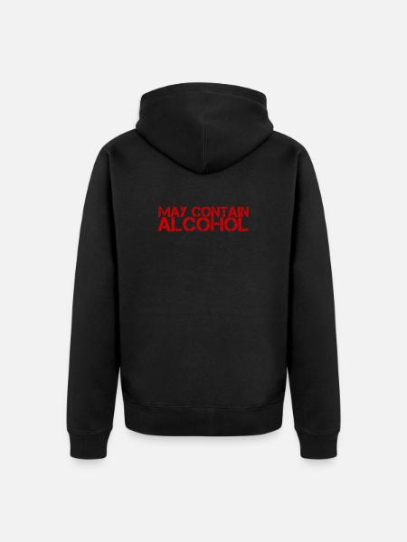J’aime l’alcool - Veste à capuche bio Premium Unisexe - noir