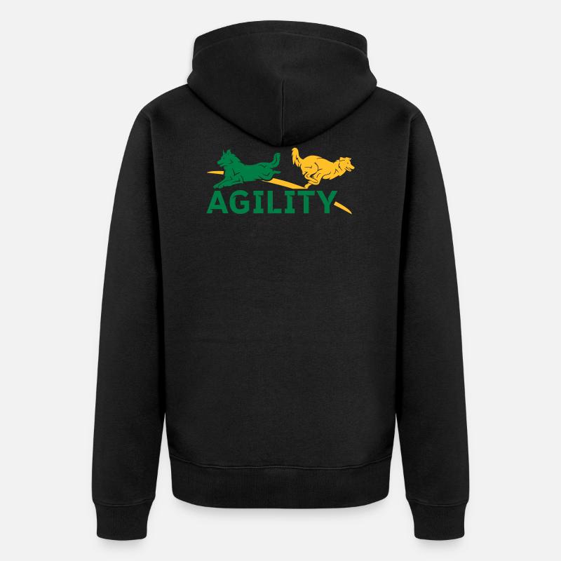 AGILITY - Veste à capuche bio Premium Unisexe - noir
