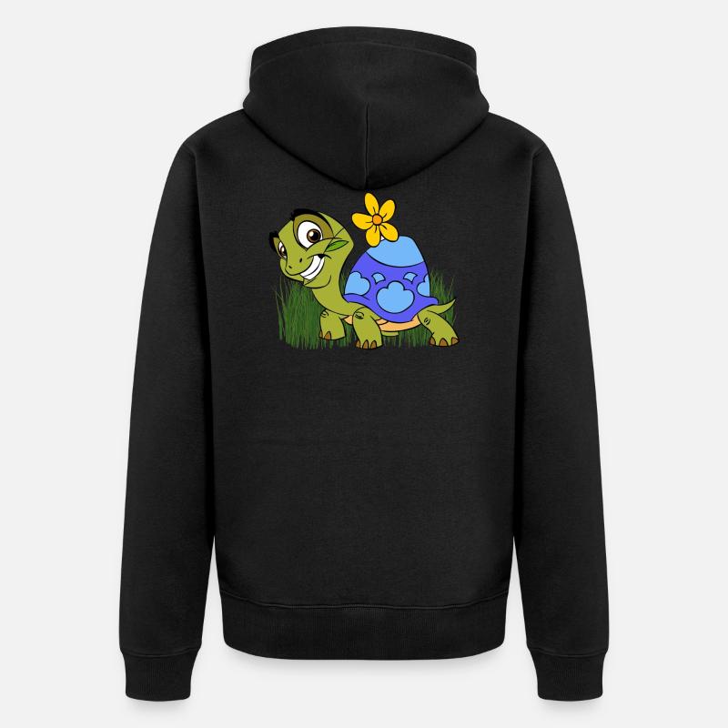 Turtle Kavalier - Veste à capuche bio Premium Unisexe - noir