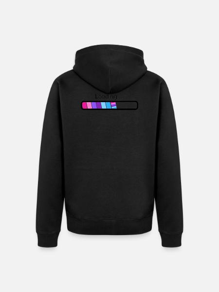 Bi energy Loading - Veste à capuche bio Premium Unisexe - noir