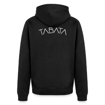 TABATA - Veste à capuche bio Premium Unisexe - noir - Dos - Nico (187cm)