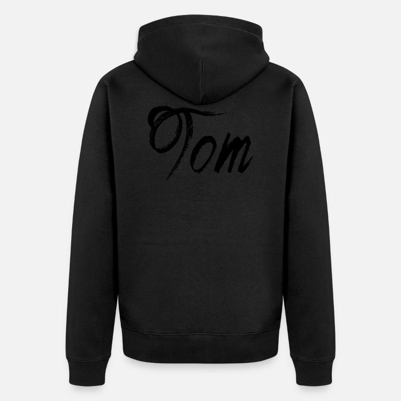 Tom - Veste à capuche bio Premium Unisexe - noir