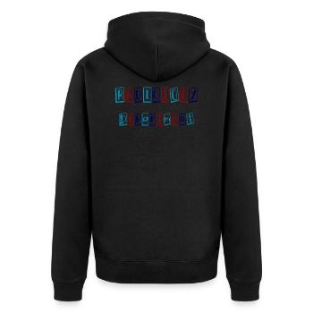 Service de radiologie - Veste à capuche bio Premium Unisexe - noir - Dos - Nico (187cm)