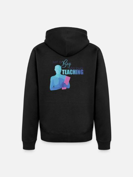 Lehrer - Unisex Premium Bio Zip Hoodie - Schwarz