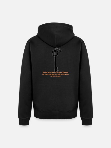 Lord of the Keyblade - Unisex Premium Organic Zip Hoodie - black