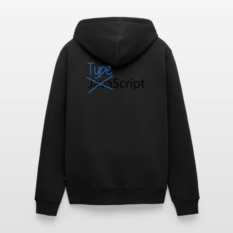 Typescript over Javascript Unisex Premium Bio Zip Hoodie