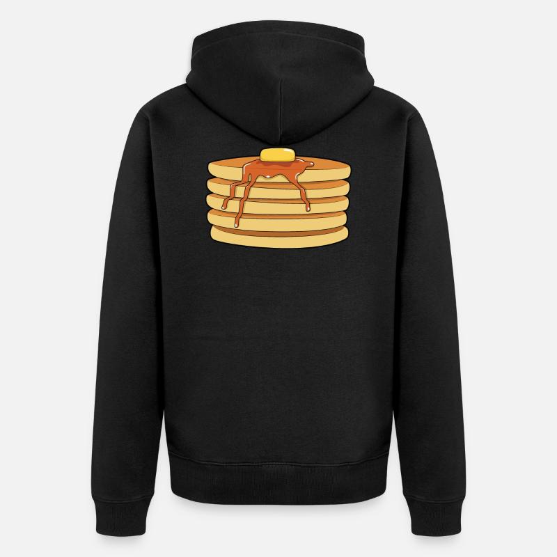 Pancakes - Veste à capuche bio Premium Unisexe - noir