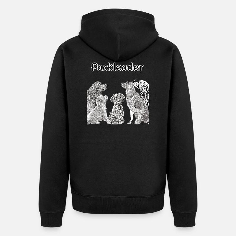 Chef de meute - Veste à capuche bio Premium Unisexe - noir