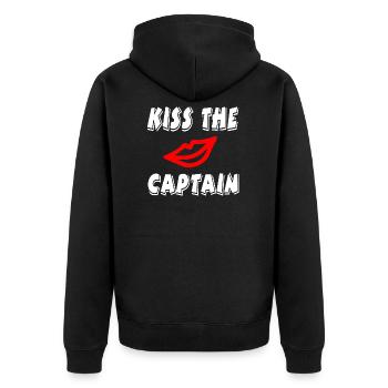 Capitaine - Veste à capuche bio Premium Unisexe - noir - Dos - Nico (187cm)