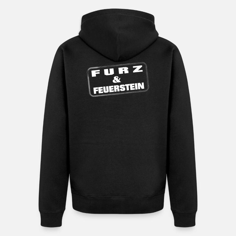 Pet et silex - Veste à capuche bio Premium Unisexe - noir