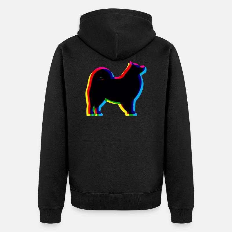 CMJN Samoyède - Veste à capuche bio Premium Unisexe - noir