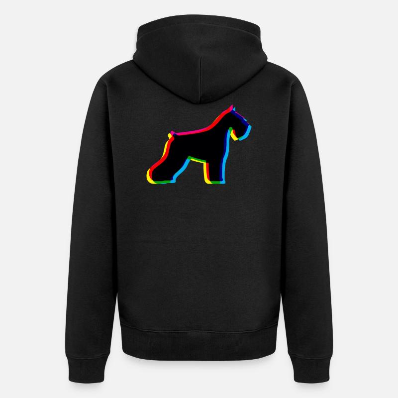 CMYK Schnauzer - Ekologisk premiumluvjack unisex - svart