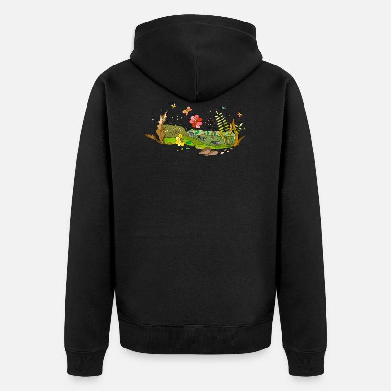 Pré - Veste à capuche bio Premium Unisexe - noir