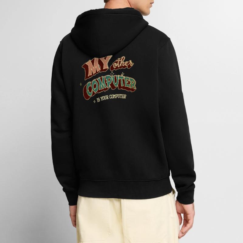 hacking coding hacking hack out glitch present Unisex Premium Organic Zip Hoodie