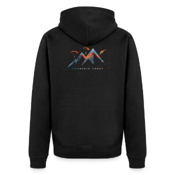 Mountain sport - Veste à capuche bio Premium Unisexe - noir - Dos - Nico (187cm)