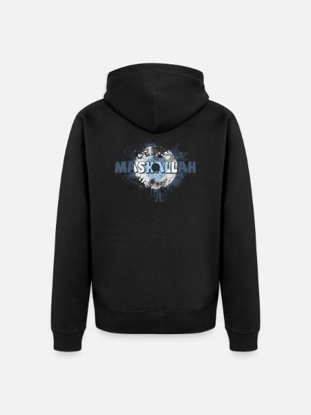 Mashallah - Unisex Premium Organic Zip Hoodie - black