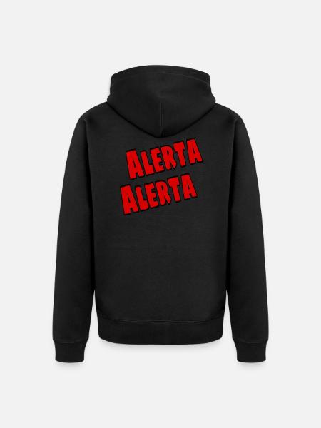 Antifa - Unisex Premium Organic Zip Hoodie - black