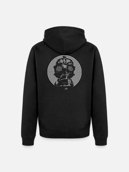 Freetekno - Unisex Premium Organic Zip Hoodie - black