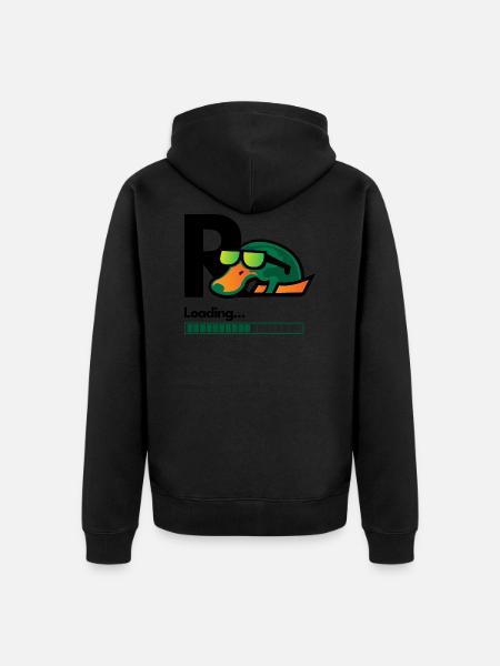 Pension Loading - Unisex Premium Organic Zip Hoodie - black