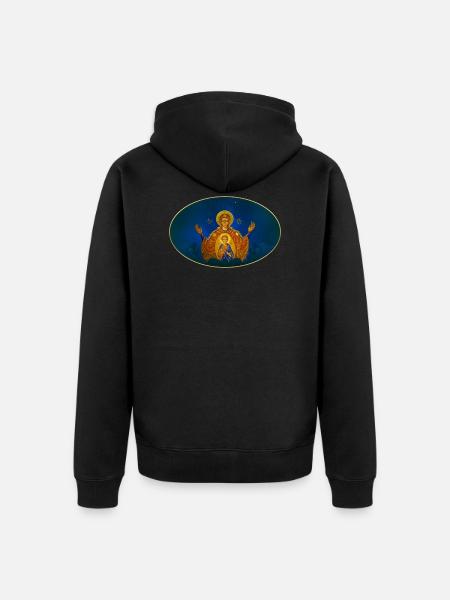ORTHODOXE IKONOGRAPHIE - Unisex Premium Bio Zip Hoodie - Schwarz
