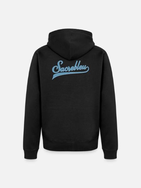 Sacrebleu citation - Veste à capuche bio Premium Unisexe - noir