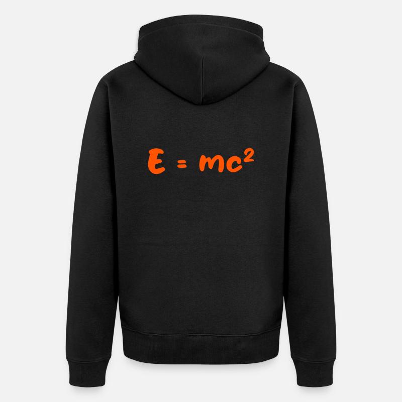 E=mc2 - Veste à capuche bio Premium Unisexe - noir