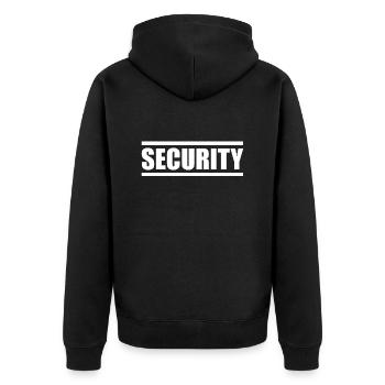 Sécurité - Veste à capuche bio Premium Unisexe - noir - Dos - Nico (187cm)