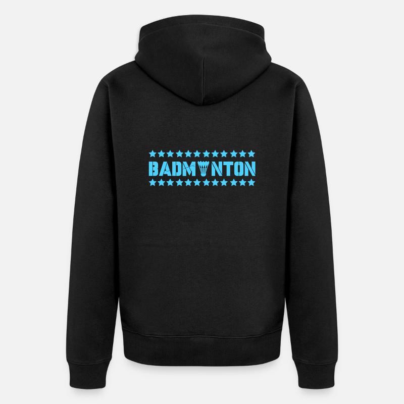 badminton - Ekologisk premiumluvjack unisex - svart