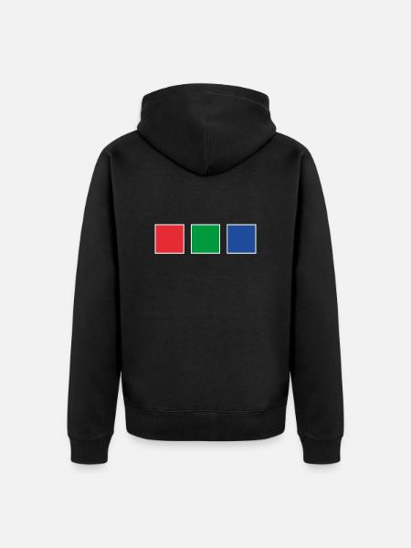 RVB - Veste à capuche bio Premium Unisexe - noir