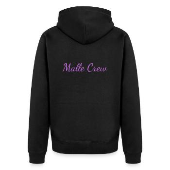 Équipage Malle - Veste à capuche bio Premium Unisexe - noir - Dos - Nico (187cm)