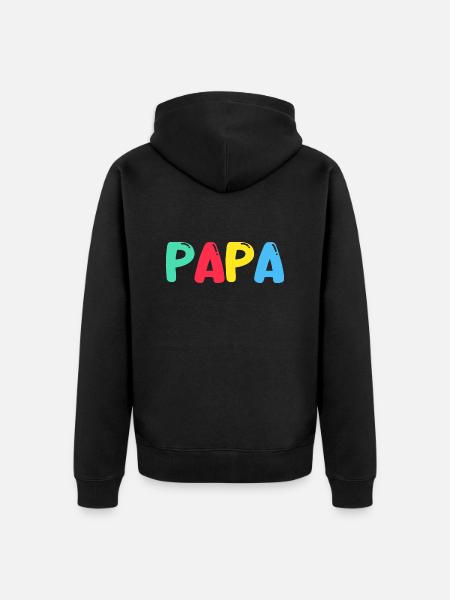 Dad - Unisex Premium Organic Zip Hoodie - 
