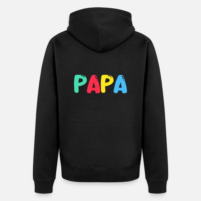 Papa - Veste à capuche bio Premium Unisexe - undefined