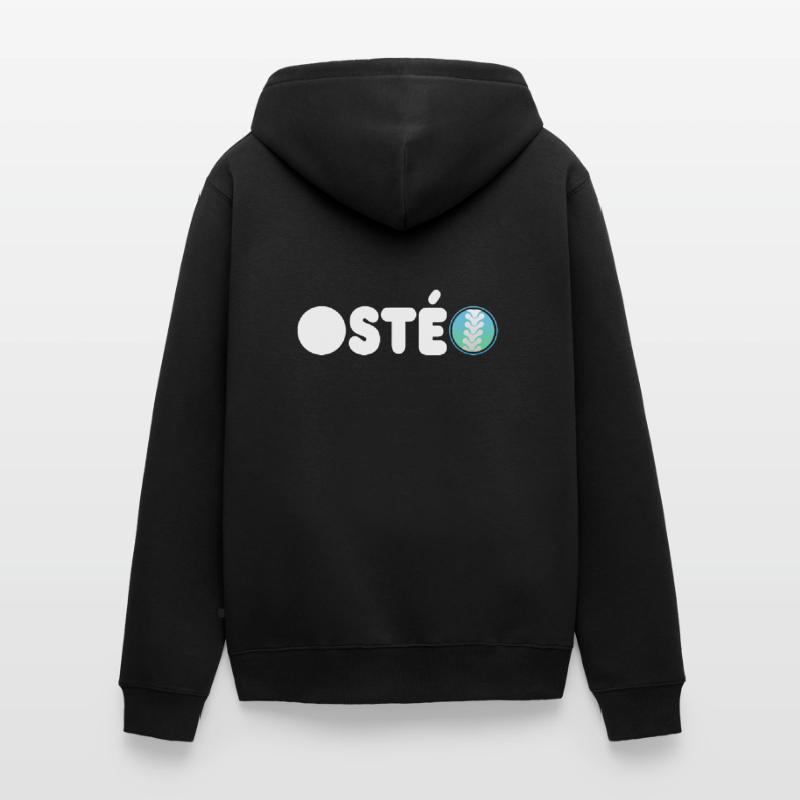 Osteo oder Osteopath - besonderes Osteogeschenk Unisex Premium Bio Zip Hoodie