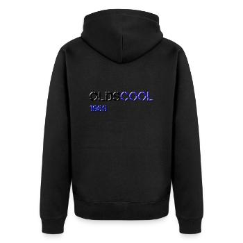 1969 olds cool - Veste à capuche bio Premium Unisexe - noir - Dos - Nico (187cm)