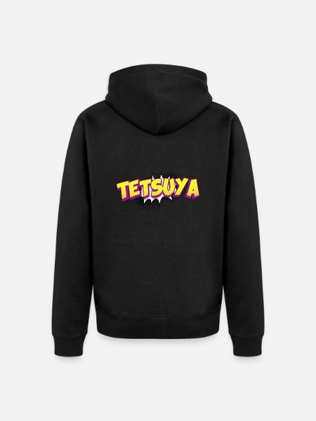 Tetsuya Mukautettu nimi Sarjakuvatyylinen poptaide, - Ekologisk premiumluvjack unisex - svart