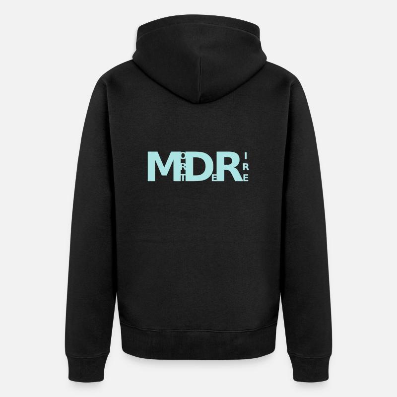 MDR3 - Veste à capuche bio Premium Unisexe - noir