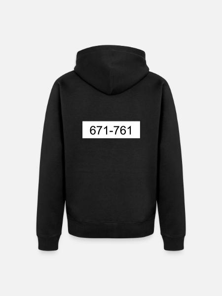 Panzerknacker karneval - Unisex Premium Bio Zip Hoodie - Schwarz