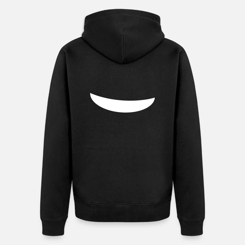 Einfach Lächeln und grinsen - Ekologisk premiumluvjack unisex - svart
