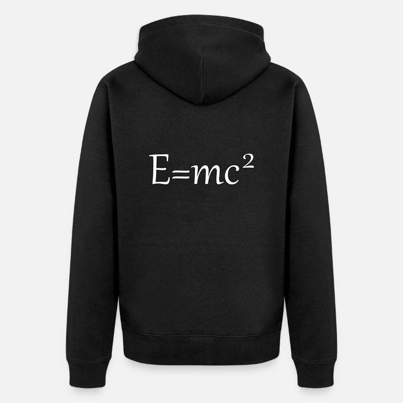 E-mc². - Veste à capuche bio Premium Unisexe - noir