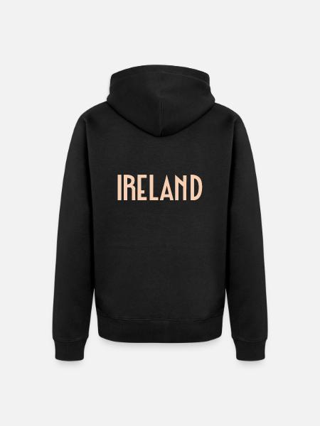 Irlande - Veste à capuche bio Premium Unisexe - noir