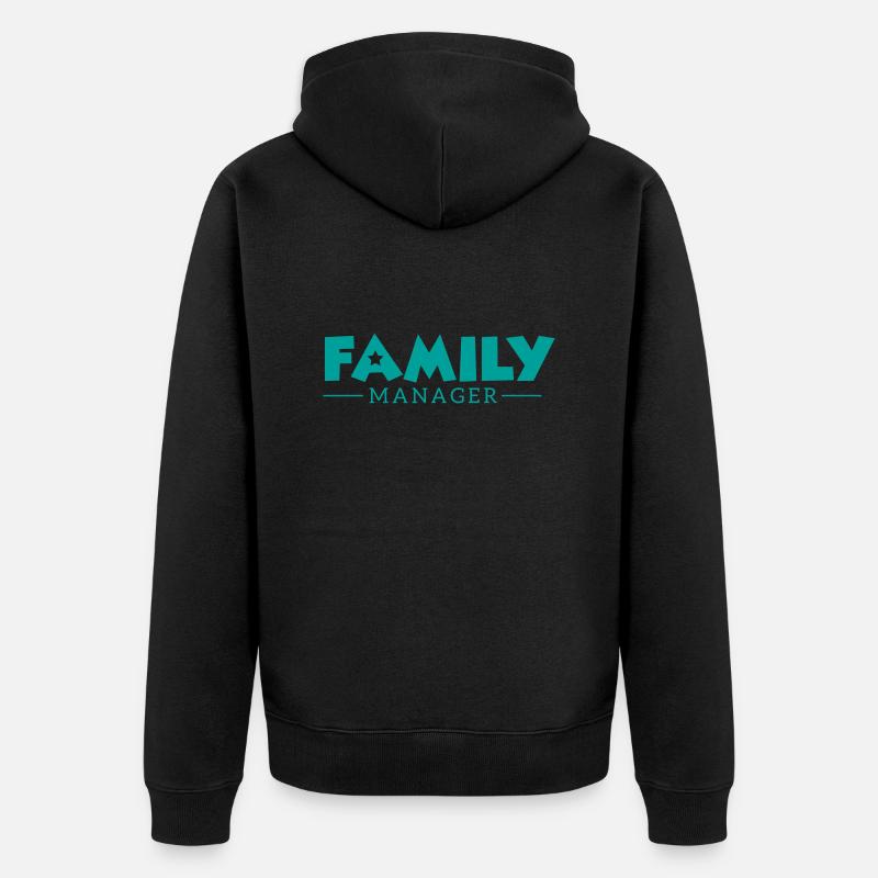 Responsable de famille - Veste à capuche bio Premium Unisexe - noir