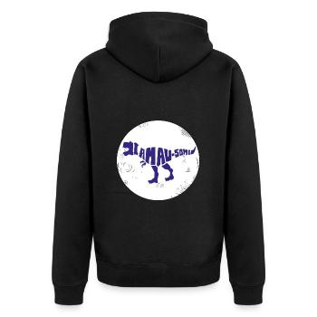 Dinosaure. Je suis un style génial. Animaux. Préhistoire - Veste à capuche bio Premium Unisexe - noir - Dos - Nico (187cm)