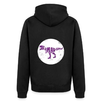 Dinosaure. Je suis un style génial. Animaux. Préhistoire - Veste à capuche bio Premium Unisexe - noir - Dos - Nico (187cm)