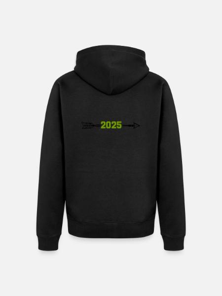 Flèche 2025 - Veste à capuche bio Premium Unisexe - noir