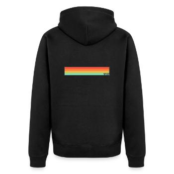 Bandes RIDM - Veste à capuche bio Premium Unisexe - noir - Dos - Nico (187cm)