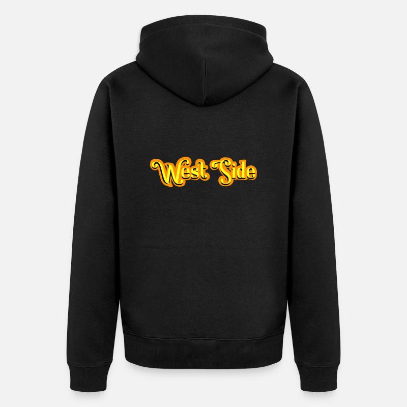 Côté Ouest - Veste à capuche bio Premium Unisexe - noir