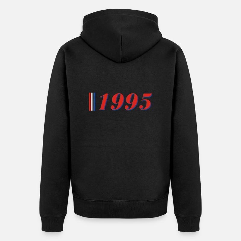 Année 1995 - Veste à capuche bio Premium Unisexe - noir