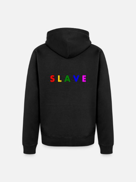 Slave - Veste à capuche bio Premium Unisexe - noir