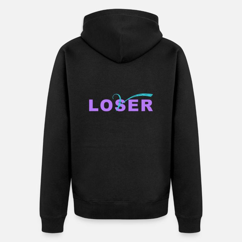 Loser-lover - Veste à capuche bio Premium Unisexe - noir
