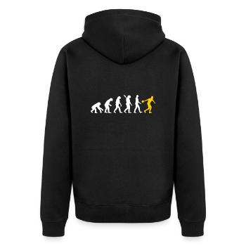 Cadeau de bowling Bowling Fun Shirt Équipe de bowling - Veste à capuche bio Premium Unisexe - noir - Dos - Nico (187cm)